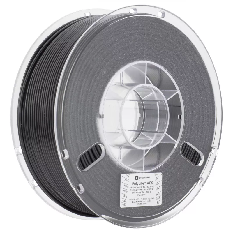 Filament pre 3D tlač Polmask ABS 1,75 mm čierna 1 kg