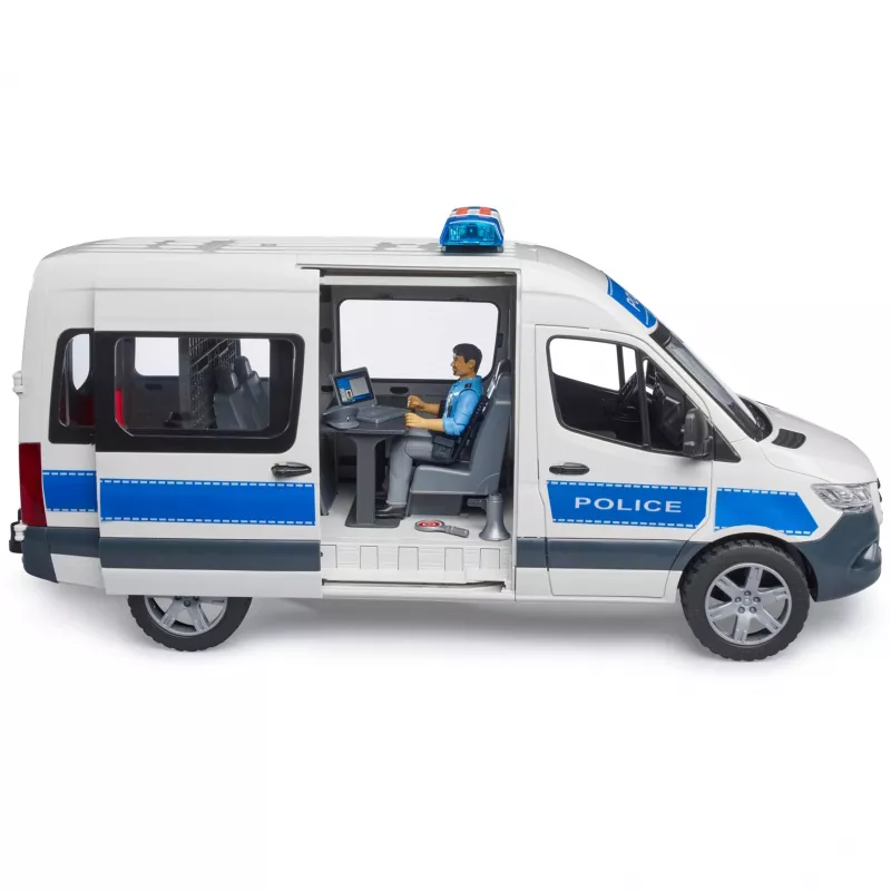 Mercedes-Benz Polizei Sprinter sada s figúrkou a svetelným/zvukovým modulom
