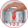 Tefal DPA 130 LA MOULINETTE 1000 1000 W transparentná, biela