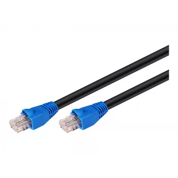 Goobay Cat 6 U/UTP 40m sieťový kábel (UTP) - čierny (40m, RJ-45, RJ45, CAT6 U/UTP patch kábel (UTP), čierny)