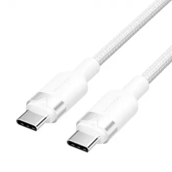 Kábel USB-C na USB-C Vention TRW USB 2.0 2 m 0,48 Gbit/s 60 W biely