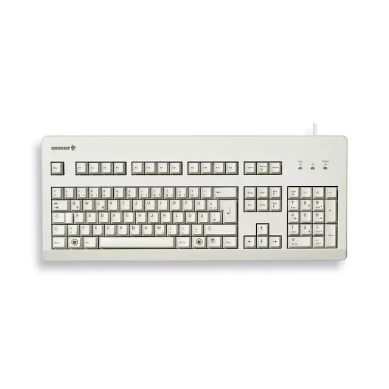 CHERRY G80-3000 klávesnica univerzálna USB QWERTZ nemecká sivá