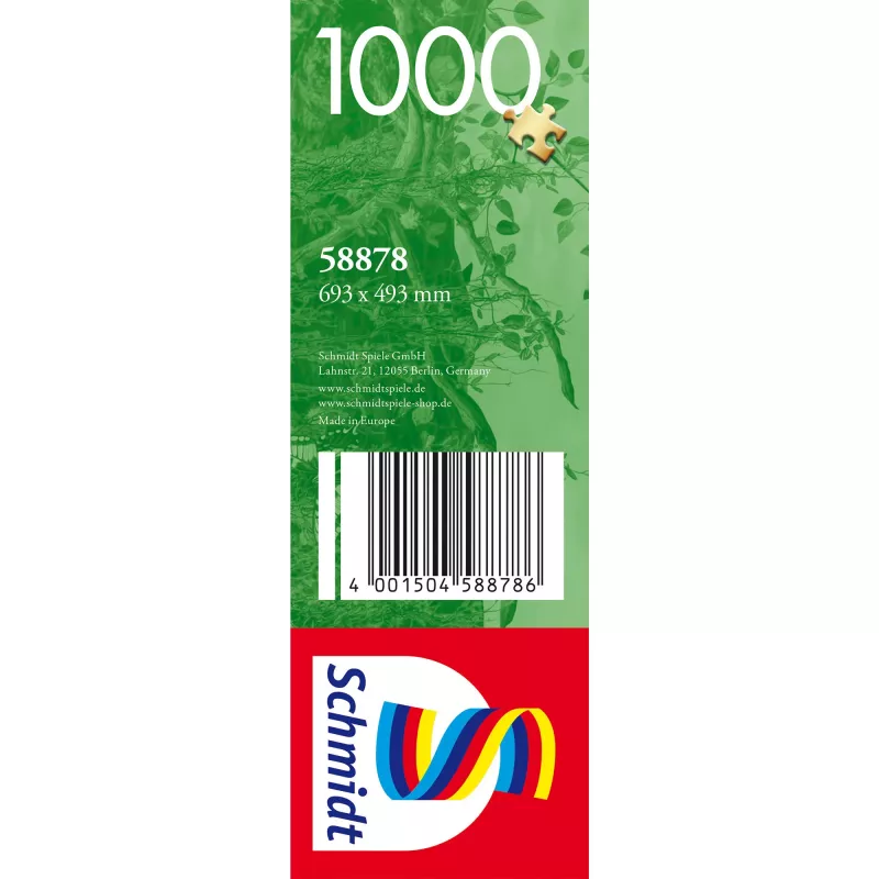 Puzzle 1000 dielikov, Schmidt Spiele Märchenschloss und Waldzauber