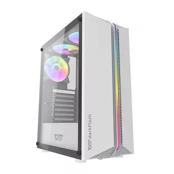 PC skriňa darkFlash DK151 Midi Tower biela