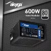 Akyga Classic AK-C1-600 ATX napájací zdroj 600 W, 80 PLUS, aktívne PFC, 120-mm ventilátor