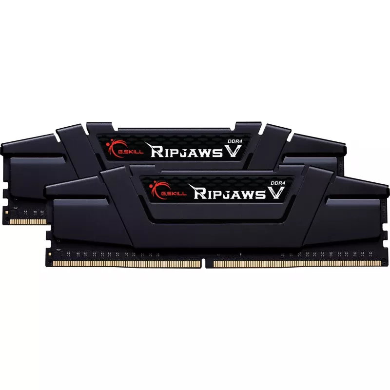 DIMM 64 GB DDR4-2666 (2x 32 GB) Dual-Kit, operačná pamäť čierna, F4-2666C19D-64GVK, Ripjaws V, INTEL XMP