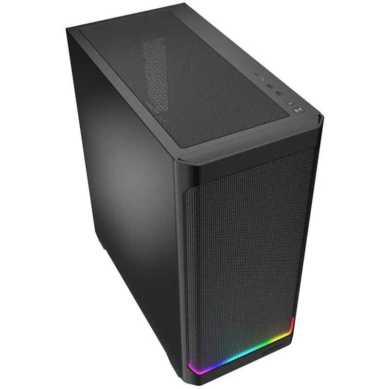 Sharkoon AK4 RGB STRIP Midi Tower čierna