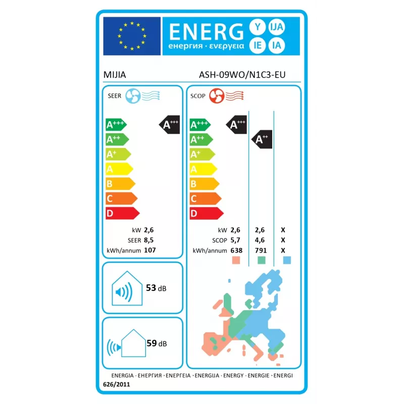 Klimatizácia Xiaomi BPE4411EU energeticky úsporný kompaktný dizajn