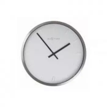 NeXtime hodiny 2991st Paniki, Ø34 cm, nástenné, biela