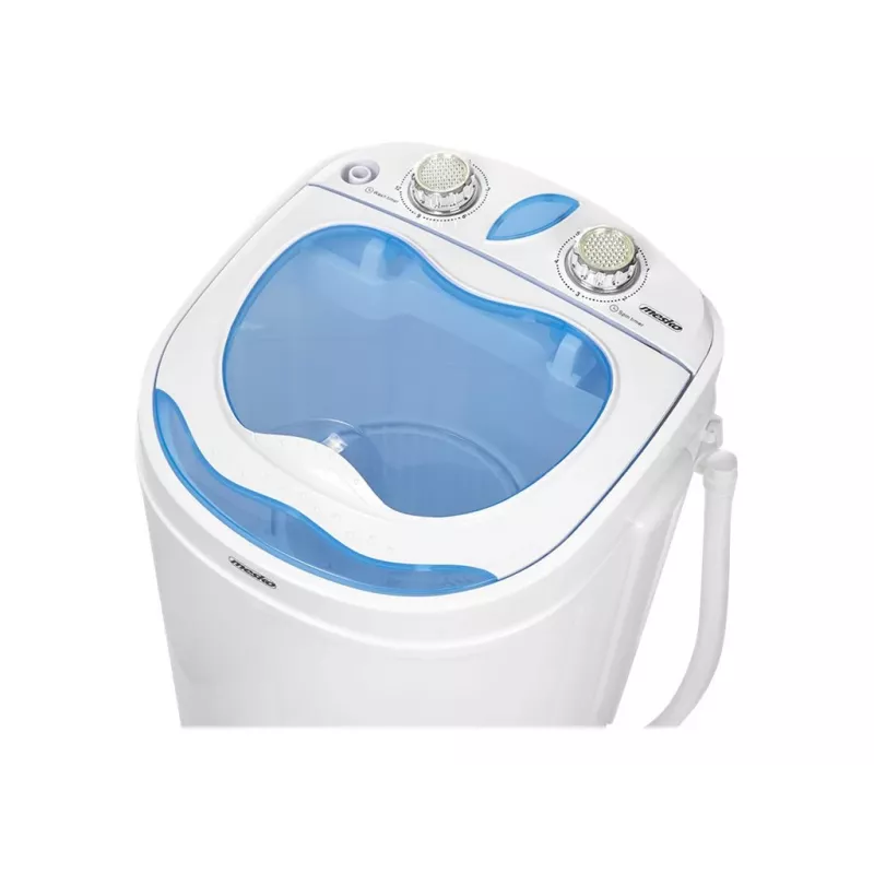 Práčka s horným plnením Mesko MS 8053 – kapacita 3 kg, 360×370×530 mm, modrá/biela