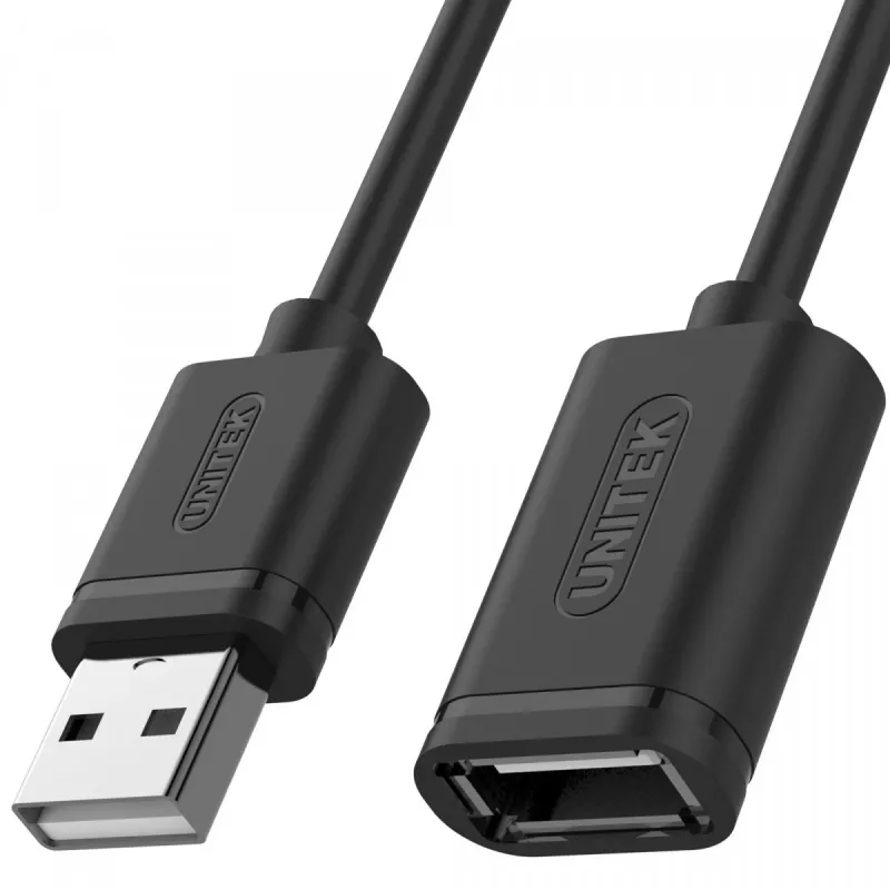 Predlžovací kábel Unitek Y-C428GBK USB 2.0, Am-af