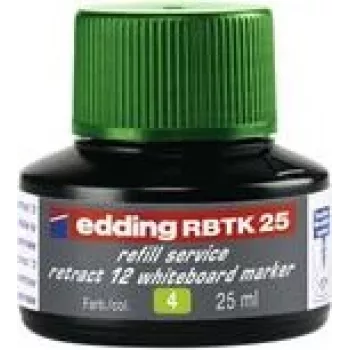 Náplňová tinta pre fixku Edding RBTK 25, zelená, 25 ml