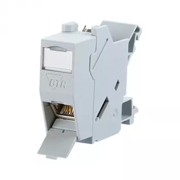 METZ CONNECT BTR IT CONNECT E-DAT Modul REG 8(8) IP20 - modulárny vstup - svetlosivá, RAL 7035 - 1 pripojenie (1309426003-E)