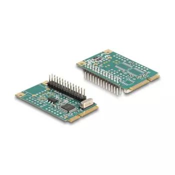 Interný paralelný adaptér DeLOCK 95275 Mini PCI Express zelený