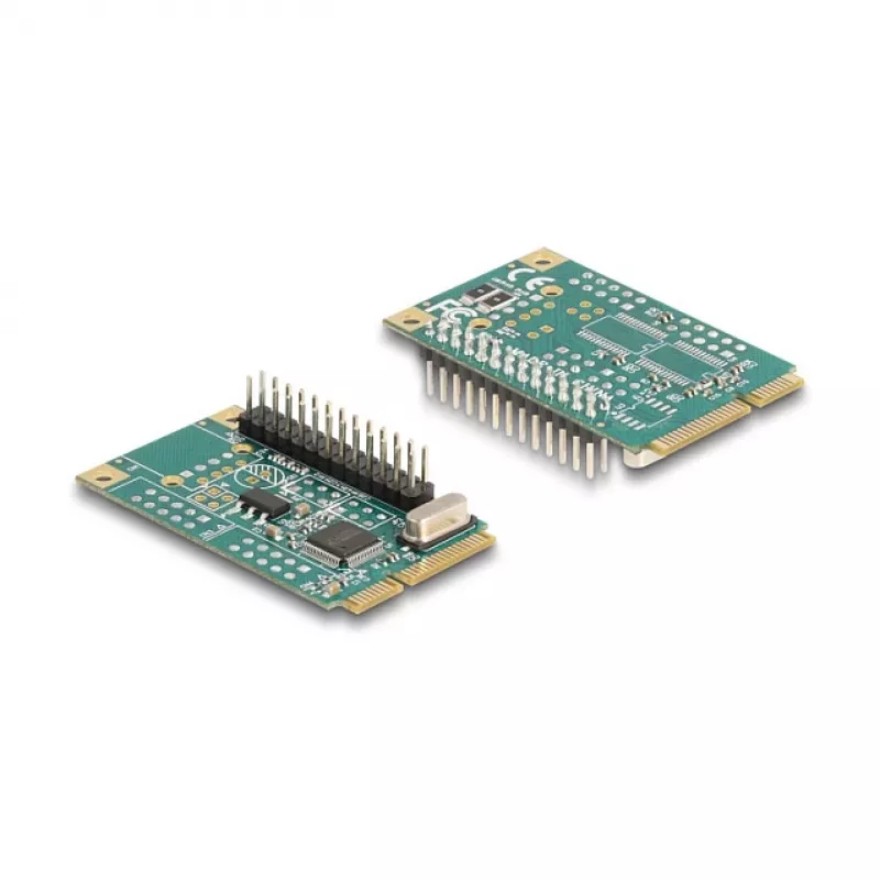 Interný paralelný adaptér DeLOCK 95275 Mini PCI Express zelený