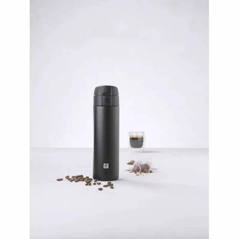Cestovný hrnček Zwilling Thermo 39500-508-0 - 450 ml čierny izolovaný hrnček
