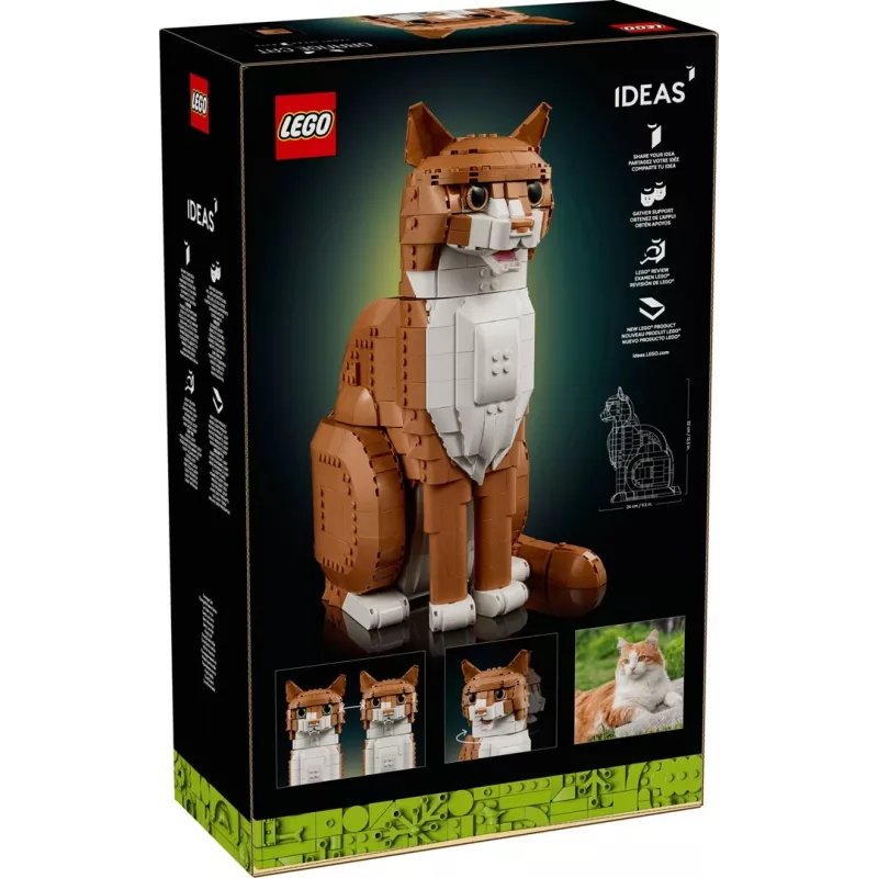 LEGO IDEAS 21376 Oranžová mačka