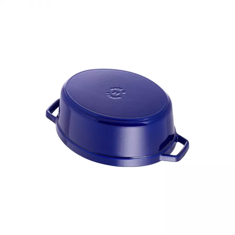 Liatinový kochlík Staub 4,25 L, 29 cm, modrý