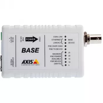 Mediálny konvertor – RJ45 – BNC – Ethernet cez koax – PoE+ – základná jednotka
