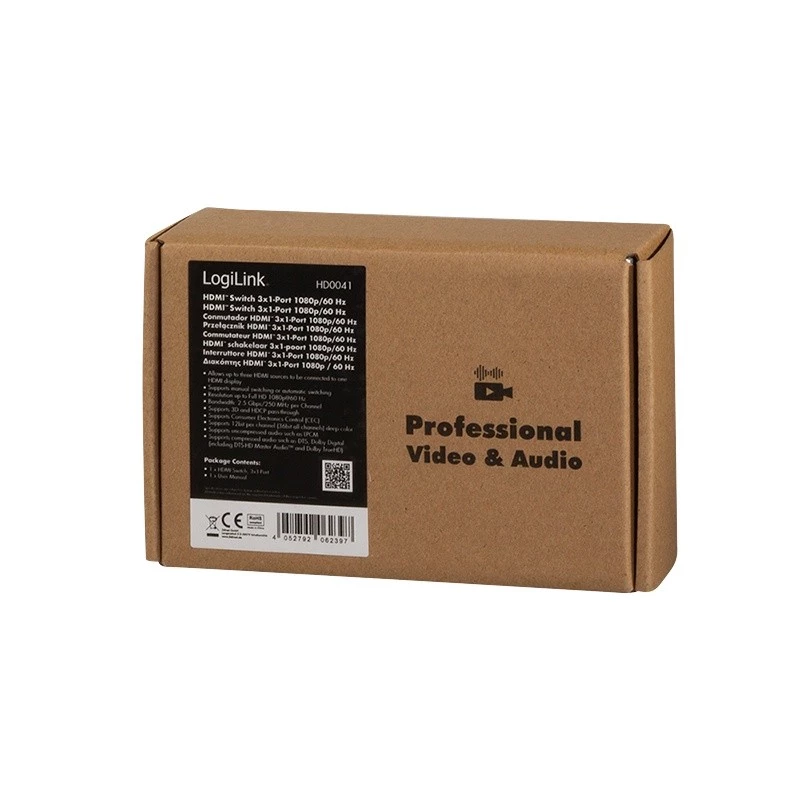 HDMI prepínač LogiLink HD0041