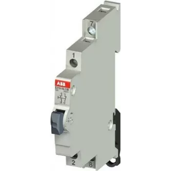 ABB svetelný tlačidlový spínač 16A E217-16-10C 1S LED 250VAC červený 9mm E217-16-10C (2CCA703161R0001)