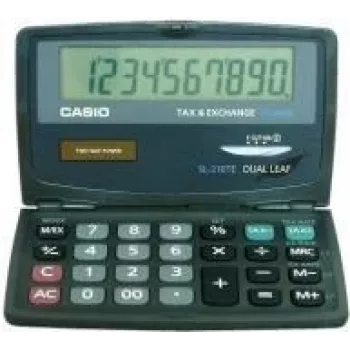 Kalkulačka CASIO SL-210TE-WA-EC 10-miestna solárna a batériová stolová kalkulačka