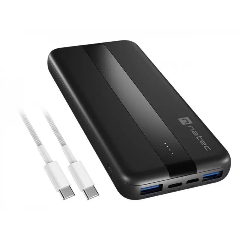 NATEC TREVI SLIM Q V2 lítium-polymérová (LiPo) 10000 mAh čierna