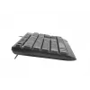 NATEC KLÁVESNICA TROUT SLIM USB, US-LAYOUT, ČIERNA