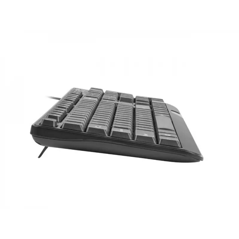 NATEC KLÁVESNICA TROUT SLIM USB, US-LAYOUT, ČIERNA