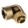 Bitspower BP-TBE90RMLA16 Advanced Multi-Link adaptér 90°, G1/4 palca vonkajší závit – pevná trubica s vonkajším priemerom 16 mm, otočný, mosadzný
