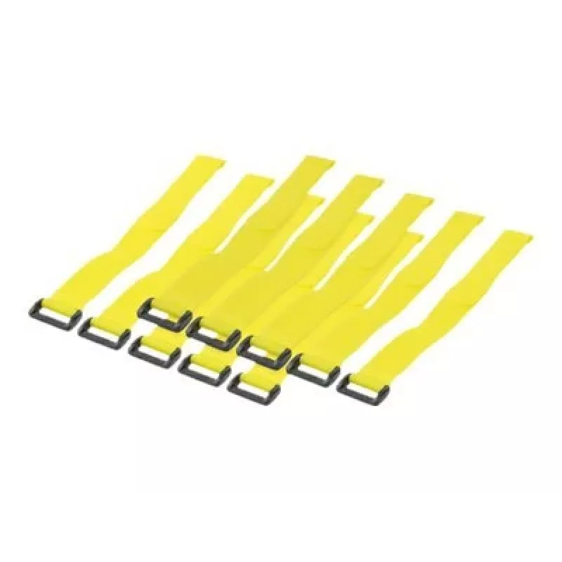 LogiLink - viazacie pásky - 30 cm - žltá (balenie 10 kusov)