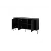 Cama VERA komoda 150x40x80 matná čierna