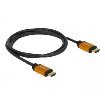 HDMI kábel DeLOCK 85728 1,5 m Type-A čierna zlatá
