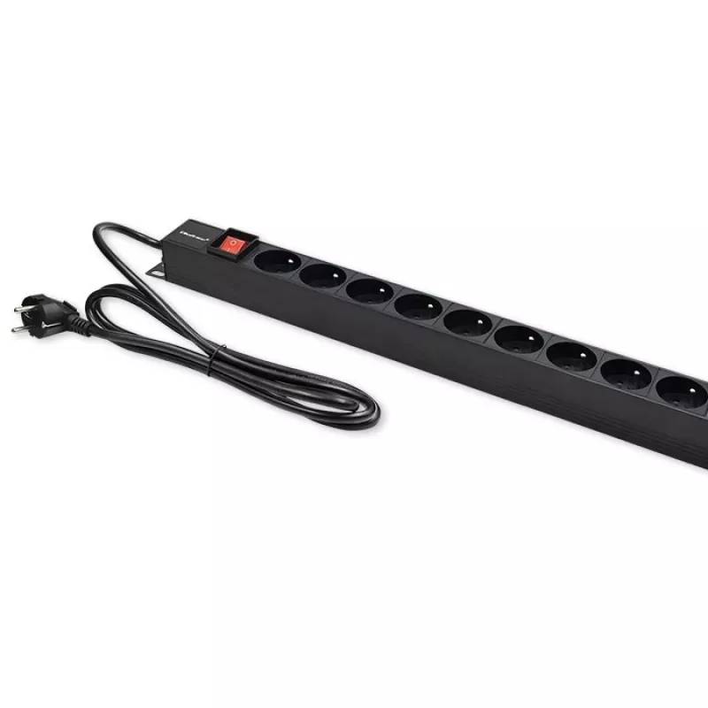 Zásuvkový blok pre RACK 16A PDU, 16xFRENCH, vertikálny