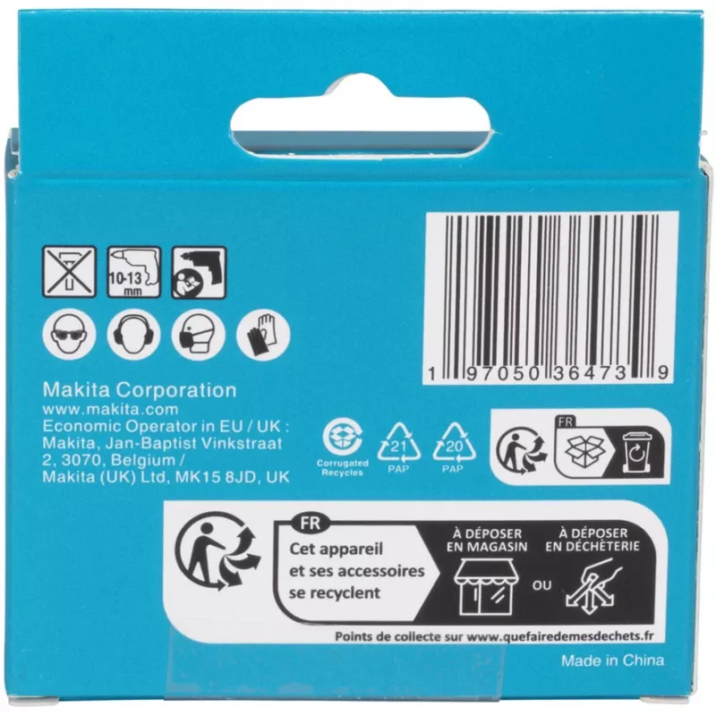 Sada vrtákov Makita E-25410 na sklo a obklady, 5 kusov