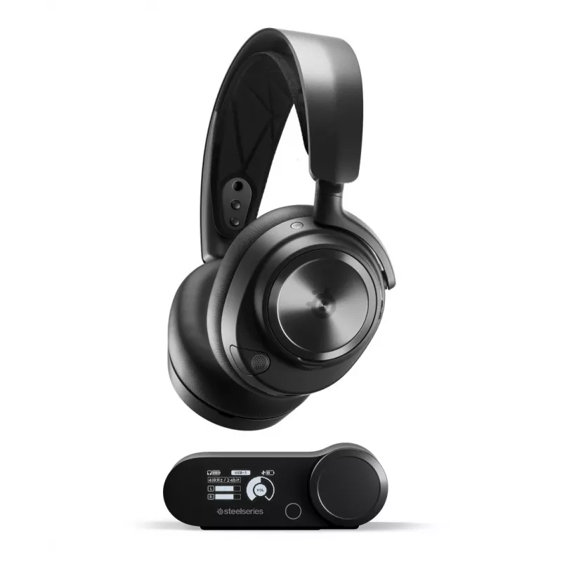 Steelseries Arctis Nova Pro Wireless headset hlavový most herný Bluetooth čierny