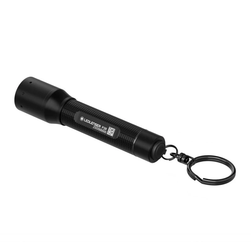 Baterka Ledlenser P3R čierna — nabíjateľná kompaktná LED kľúčenka