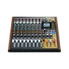 Tascam Model 12 10-kanálový mixér s 12-stopovým rekordérom, 20–20000 Hz, čierna/drevo
