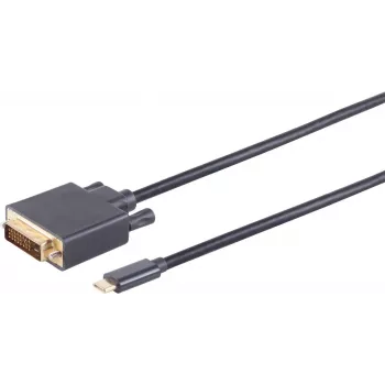DVI-D USB Type-C kábel ShiverPeaks BS10-58025 1 m