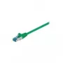 Wentronic Goobay CAT 6a patch kábel, S/FTP (PiMF), zelený, 1 m – LSZH bez halogénov, meď (93681)