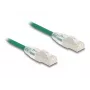 DeLOCK sieťový kábel RJ45 Cat.6A konektor samec na konektor samec 3 m zelený