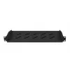 Lanberg AK-1014-B 19-palcová polica 1U 483x220 mm, 25 kg, čierna