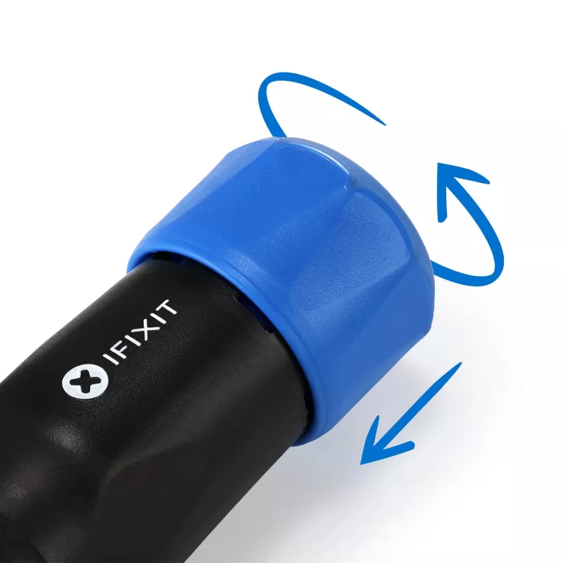 iFixit Narwhal skrutkovač 6 v 1 s aretačným otočným uzáverom, čierny