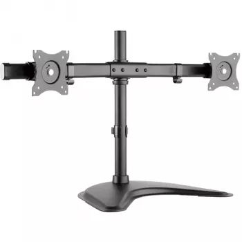 HAGOR HA FS - montážna sada (držiak na stôl) - pre 2 LCD displeje - čierna - veľkosť obrazovky: 38-68 cm (15-27)