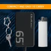 QOLTEC nabíjačka 65W GaN Super Fast štíhla PD 5-20V 3,25A USB-C