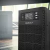 Qoltec 52284 UPS neprerušiteľný zdroj napájania | 10kVA | 10000W | účinník 1,0 | LCD | EPO | USB | online