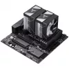 Jonsbo CR-1400 DV2 chladič procesora, ARGB, 2 x 92 mm, čierny