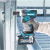 Makita TW004GZ XGT akumulátorový rázový uťahovák 40 V, 1/2 palca, 3200 ot./min, 350 Nm, bez akumulátora a nabíjačky, modrý/čierny