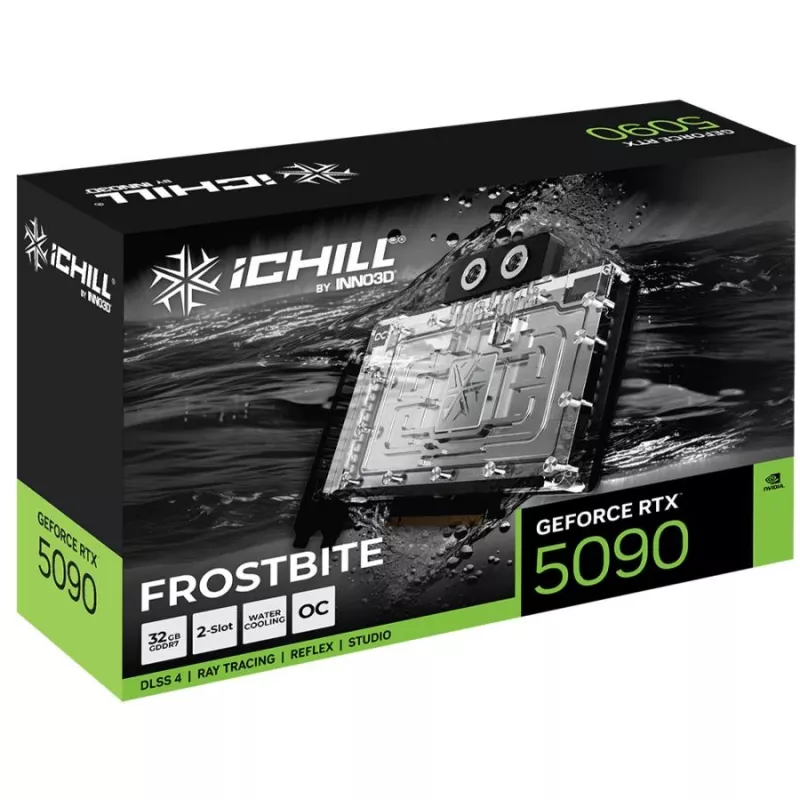 INNO3D GeForce RTX 5090 iCHILL Frostbite 32GB GDDR7 grafická karta