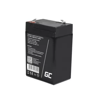 UPS batéria Green Cell AGM15, 6 V, 4 Ah, uzavretá olovená batéria (VRLA), čierna, 680 g
